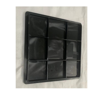 16 Quart Caisse Légumes Fruits Lait Bière Haute Caisse En Plastique Couvercle Noir 13*13*0.8-INCH