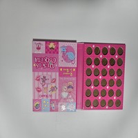 Palette de maquillage vide multi-compartiments à motif dessin animé, grande taille, pour la production de marques cosmétiques en marque blanche (vente en gros)