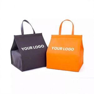 Custom Logo Non Woven Cooler Bag Oem Lunch Insulated Bag Insulated Take Away Thermal Insulation Food Good Price Disposable - Product Image 1
