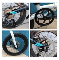 Vélo pliant Java X2 9S 20 pouces facile à transporter avec tube pliable Heavy Rider UK vélo de voyage BMX pour adultes