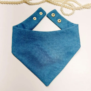 <span class=keywords><strong>Bandana</strong></span> pour <span class=keywords><strong>chien</strong></span> en denim solide <span class=keywords><strong>personnalisé</strong></span> avec écharpe pour animal de compagnie brodée personnalisée Thème western pour toutes les saisons - Product Image 1