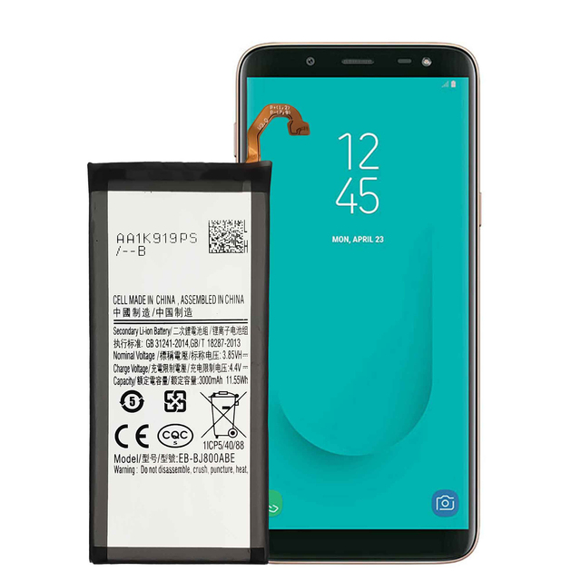 EB-BJ800ABE 2600mAh Battery for Samsung A6 J6 J8 J8-2018 A6 2018 J6 2018 J600 A600 J810 Lithim Phone Battery