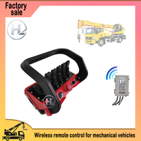 Control Remoto Inalámbrico a Prueba de Agua de Metal y Plástico para Camiones, Grúas y Vehículos Mecánicos, 1 Año de Garantía (Modelo Rojo)