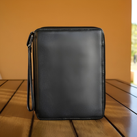 Organizador de Cables Personalizado de Fábrica, Bolsa de Almacenamiento de Accesorios Electrónicos de Cuero Premium con Cierres YKK, Estuche para Dispositivos Electrónicos
