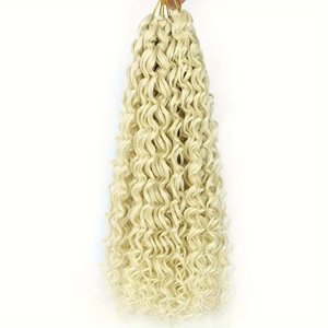 Perruque synthétique longue bouclée avec dentelle frontale, raie au milieu, colorée, résistante à la chaleur, pour femmes européennes et américaines, fabriquée à la machine, vente en gros - Product Image 3
