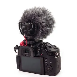 Yol VideoMicro DSLR DV kamera röportaj kondenser Video Shotgun mikrofon kamera mikrofon ile 3.5mm ses kablosu