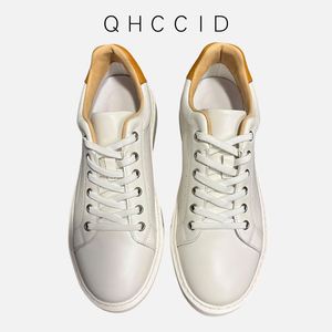 Zapatillas Deportivas para Hombre, con Parte Superior de Malla Blanca, Punta Redonda, con Cordones, Suela de Goma Transpirable y Cómoda, para Primavera y Otoño - Product Image 2