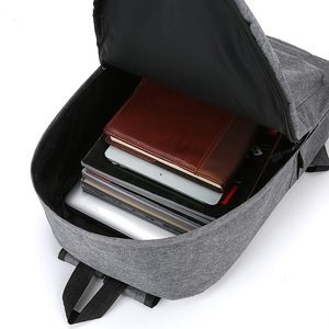 Unisex Laptop <b>Backpack</b> Gray <b>Waterproof</b> Interior Compartment Leisure Travel Summer 2026 - Product Image 3