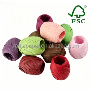 Spéciale Balle <span class=keywords><strong>de</strong></span> Raffia Multicolore <span class=keywords><strong>à</strong></span> Cordon <span class=keywords><strong>de</strong></span> Serrage, Matériau d'Emballage DIY, Balle <span class=keywords><strong>de</strong></span> Papier Tissée <span class=keywords><strong>à</strong></span> la Main au Crochet - Product Image 1