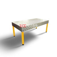 Outils de mesure de haute précision pour les industries, applications industrielles, table de soudage robuste en fonte 3D avec gabarits et fixations