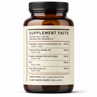 Suplemen Otak Grosir Faitury 30 Kapsul Softgel GABA DHA MCT Fosfatidilserin Asam Nervonat