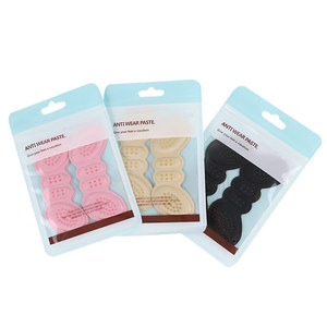 Protège-talons en Gel souple, antiadhésif, doublure en cuir, accessoire de protection pour les pieds, 1 paire - Product Image 4