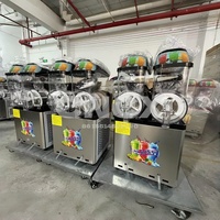 Machine à Granita Multifonctionnelle - Machine à Boissons à 3 Cylindres pour Granités et Cocktails Glacés dans les Hôtels