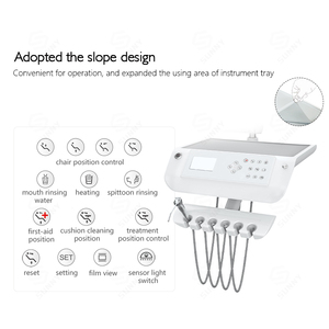 Fabricante de Unidades Dentales, Carrito Móvil para Consultorio Dental, Sillón Dental de Cuero PU de Foshan, Unidad Dental de Lujo - Product Image 4