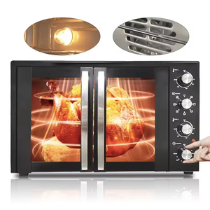 Factory Wholesale Stainless Steel Large Capacity Oven Toaster Oven With Rotisserie and Convection Oven With Hot Plate - Product Image 2