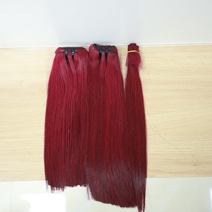 ผมบริสุทธิ์สำหรับต่อผมยาวสีไวน์แดง/ผมเปีย/ผมต่อแบบมนุษย์สำหรับ100% - Product Image 1