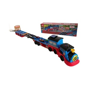 Kids Educational Alloy Container Truck <strong>Toy</strong> Deformable Storage <strong>Lorry</strong> With Train Track Eject Car Play Set for Children - Product Image 5