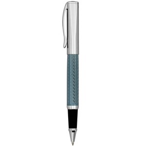 Penna a Sfera Cromata con Corpo in Metallo Blu, Strumento di Scrittura Premium - Product Image 2