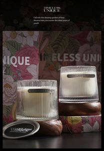 Ready to Ship Luxury Scented Candle Gift Set 2pcs MOQ Garden of Dreams Soy Wax with Pine Wood Base Heavyweight <b>Box</b> for <b>Wedding</b> - Product Image 5