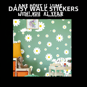High Quality PVC <strong>Daisy</strong> <strong>Stickers</strong> Water Proof Home Decor <strong>for</strong> Kids Room Decoration - Product Image 2