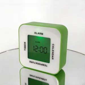 โปรโมชั่นการขายร้อนมินิของขวัญดิจิตอลตารางนาฬิกาปลุก LED ที่มี4ฟังก์ชั่นด้านข้าง