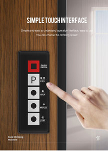 <span class=keywords><strong>2023</strong></span> nouveau Design intérieur automatique électrique Portable Boulder Treadwall haute sécurité Unique exercice Fitness escalade Machine - Product Image 4