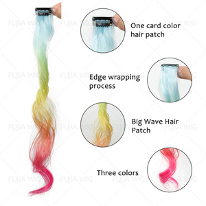 Fujia U-part Clip-in fibra ad alta temperatura parrucchino soffice naturale dall'aspetto lungo dritto di estensione per le donne - Product Image 3