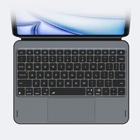 Funda con Teclado Inalámbrico para Tablet, Diseño de Tijera con Conector Directo para iPad 10ª y 11ª Generación, PT025