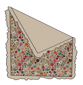 Couvertures pour enfants en bambou doux à volants, motif fleur de rose, accessoires de literie, fabrication OEM personnalisée Beidou, sans droits de douane - Product Image 3