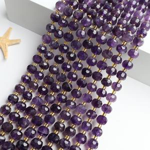 ลูกปัดคริสตัลหยกอาเกตขนาด 6x8 มม. หินธรรมชาติ ควอตซ์ ลูกปัดอัญมณี สำหรับทำเครื่องประดับ - Product Image 6