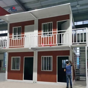 20 FT 40FT Casas modulares de lujo de bajo costo Casa prefabricada Casas de contenedores desmontables Villas - Product Image 3