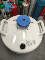 Réservoirs d'azote liquide de 20 litres (type YDS) - Conteneur de stockage cryogénique - Réservoir de stockage cryogénique en acier inoxydable