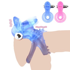 MELO 페니스 진동 링 지연 사정 총알 진동기 음핵 마사지 성인 섹스 토이 남성 수탉 실리콘 반지 % - Product Image 1