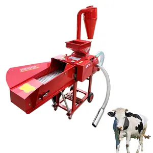Home-use Chaff Cutter with conveyer chaff cutter straw stalk crusher