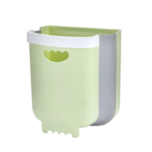 Portable Kitchen Collapsible Garbage Bucket Cabinet Door Folding Waste Bin Trash Can