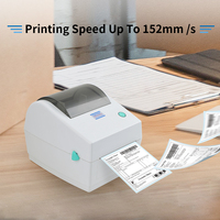 Xprinter XP-DT427B Printer Thermal langsung 4 inci Printer Label pengiriman 4x6 Printer Label Thermal Bluetooth