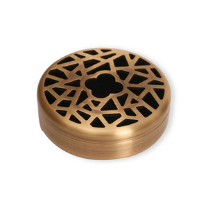 Brûleur d'encens en cuivre pur de style antique, brûleur d'encens domestique, brûleur d'encens à spirale pour intérieur, brûleur d'encens au bois de santal - Product Image 5
