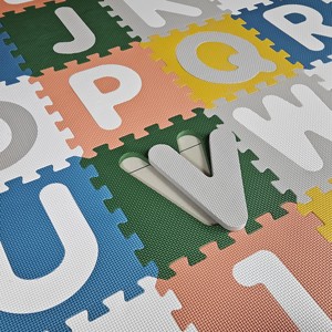 Puzzle d'alphabet moderne écologique de 26 pièces, anti-chute, antidérapant, résistant à l'eau, lavable, pour enfants, <span class=keywords><strong>en</strong></span> EVA, <span class=keywords><strong>chiffres</strong></span> ABC - Product Image 5