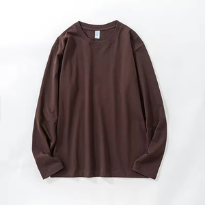 Fabricantes <span class=keywords><strong>de</strong></span> <span class=keywords><strong>Ropa</strong></span>, Logotipo Personalizado, Impresión Económica, 100% Algodón, Bordado, Camisetas Unisex <span class=keywords><strong>de</strong></span> Manga Larga Lisas para Hombre y Mujer - Product Image 2