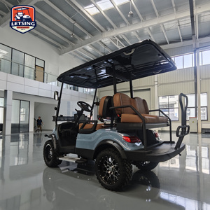 Carrito de Golf Nuevo 2026 de 4 Asientos, 5 KW, 48 V, con Neumáticos, Color Azul Claro, para Resort y Campo de Golf, con Batería de Iones de Litio - Product Image 6