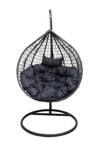 เฟอร์นิเจอร์ชิงช้า<span class=keywords><strong>ส</strong></span>ว<span class=keywords><strong>น</strong></span>หวายแบบโมเดิร์<span class=keywords><strong>น</strong></span><span class=keywords><strong>ส</strong></span>ำหรับระเบียงกลางแจ้ง ขายส่ง เก้าอี้พักผ่อนแบบแขว<span class=keywords><strong>น</strong></span>ทรงไข่ 1 ที่นั่ง พร้อมขาตั้ง - Product Image 3