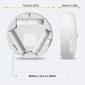 Éclairage LED pour armoire avec détecteur de mouvement PIR sans fil, éclairage magnétique sous l'armoire pour cuisine, armoire, placard - Product Image 2