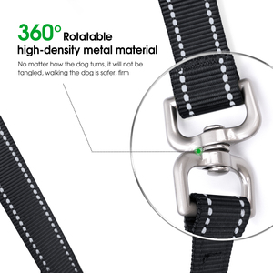 Freihändige Geflochtene Hundeleine mit Rutschfester Funktion Weiche & Personalisierbare Verstellbare Nylon-Leine für Spaziergänge mit Kleinen bis Mittelgroßen Hunden - Product Image 3