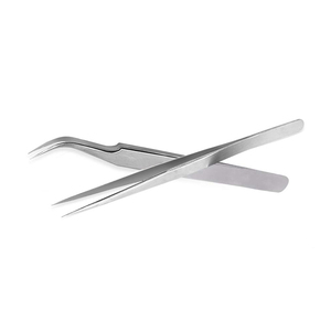 Pince à cils de précision en acier inoxydable colorée personnalisée de 10 mm pour extensions de cils - Product Image 6