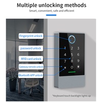 Máquina de Control de Acceso con Teclado Táctil WiFi Inteligente, Gestión por Aplicación Móvil y Lector de Tarjetas RFID