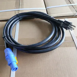 NEMA 5-15p to powerCON Connector, подлинный разъем Ne-utrik powerCON (NAC3FCA), серия 16 AWG-Stage Right