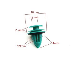 50 pièces vert Nylon pince de retenue pour <span class=keywords><strong>Peugeot</strong></span> pare-chocs porte boucle véhicule retenue attache <span class=keywords><strong>Rivet</strong></span> - Product Image 6