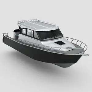 Poseidon 30ft 9m New Lifestyle Aluminum Family Fishing Boat With High Speed And Luxury Cabin For Cruising