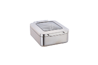 Fourniture d'usine 4L chauffe-aliments plat de service Buffet restauration en acier inoxydable plateau de récurage ensemble d'équipements de restaurant
