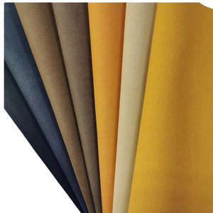 Cuir synthétique régénéré écologique avec support non tissé, qualité mobilier, couleur unie - Product Image 2